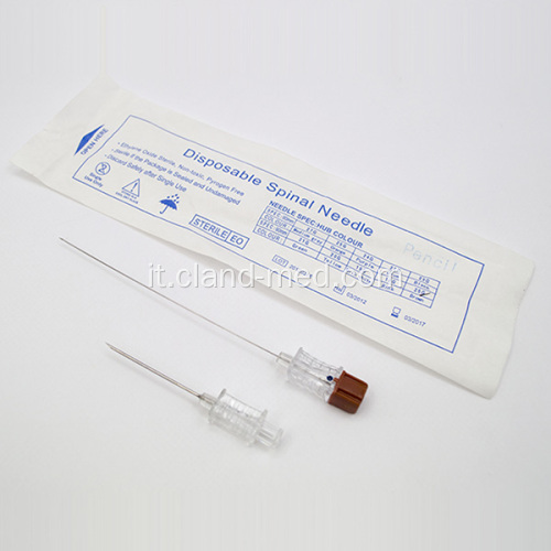 Ago spinale monouso sterile con punta a matita 18G-27G